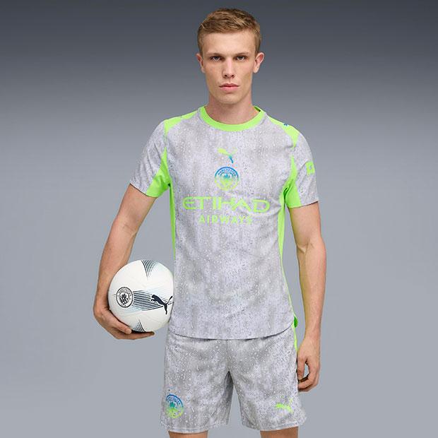 マンチェスターシティ 25-26 3rd 半袖オーセンティックユニフォーム　【PUMA|プーマ】クラブチームレプリカウェアー780360-03_2