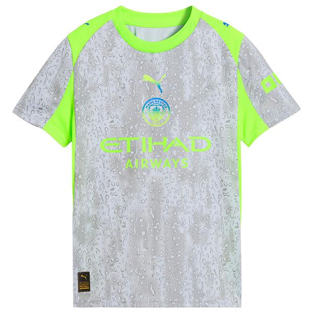 ジュニア マンチェスターシティ 25-26 3rd 半袖レプリカユニフォーム　【PUMA|プーマ】クラブチームレプリカウェアー780365-03 PUMA（プーマ） ジュニア マンチェスターシティ 25-26 3rd 半袖