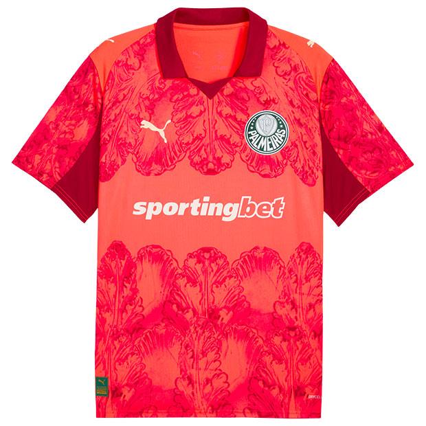 ★8SM2 パルメイラス　ゲームシャツ　サッカーユニフォーム　PUMA 古着 PUMA（プーマ） パルメイラス × KIDSUPER GK 半袖レプリカユニフォーム