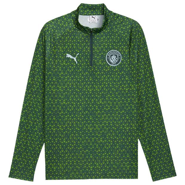 マンチェスターシティ PM 1/4ジップトップ　【PUMA|プーマ】クラブチームウェアー782170 PUMA（プーマ） マンチェスターシティ PM 1/4ジップトップ 【PUMA