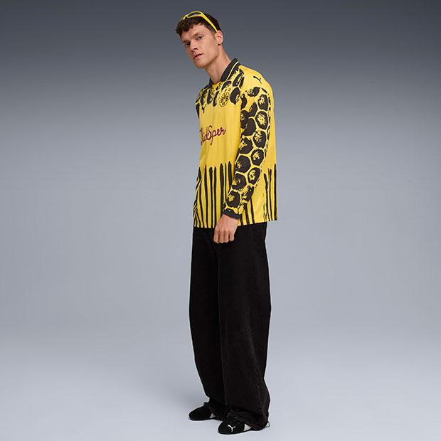 PUMA（プーマ） ドルトムント × KIDSUPER 長袖レトロシャツ 【PUMA