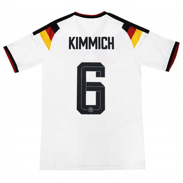 【新品未使用】キミッヒ　ドイツ代表　選手仕様　2026　ホーム　半袖　フルパッチ adidas（アディダス） ドイツ代表 2026 ホーム 半袖レプリカ