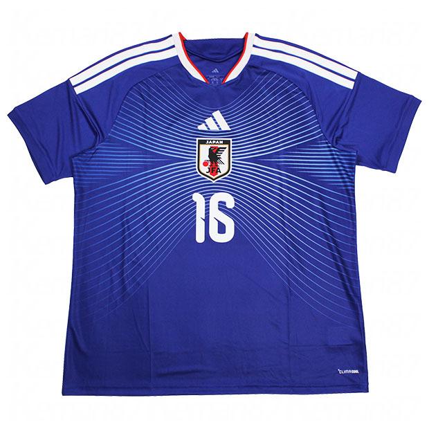 ［希少品］サッカー日本代表ウェア（サイズ：２ＸＬ） adidas（アディダス） 背番号16 安藤智哉 サッカー日本代表 2026