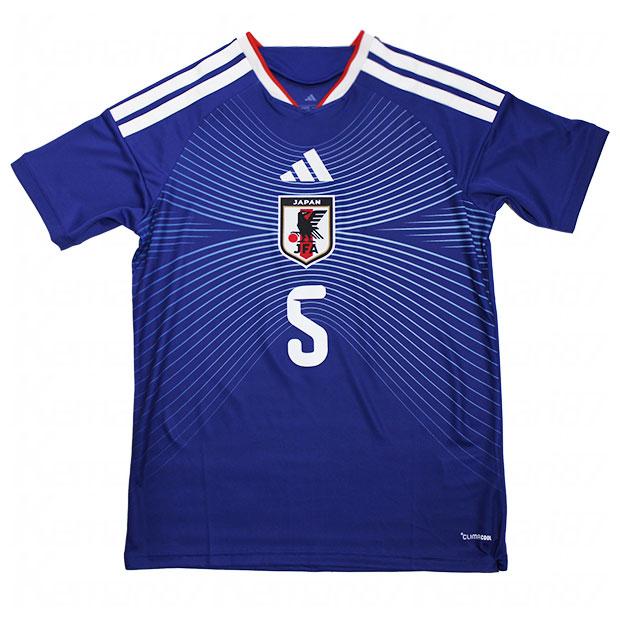 ▽中古美品▽アディダス▽サッカーユニフォーム5枚セット▽フットサル▽送料込み！ adidas（アディダス） 背番号5 渡辺剛 サッカー日本代表 2026 ホーム