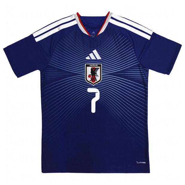 2022 サッカー日本代表レプリカユニホーム　 ７番　三笘薫選手　ＸＳ adidas（アディダス） 先着特典付き 背番号7 三笘薫 サッカー日本代表