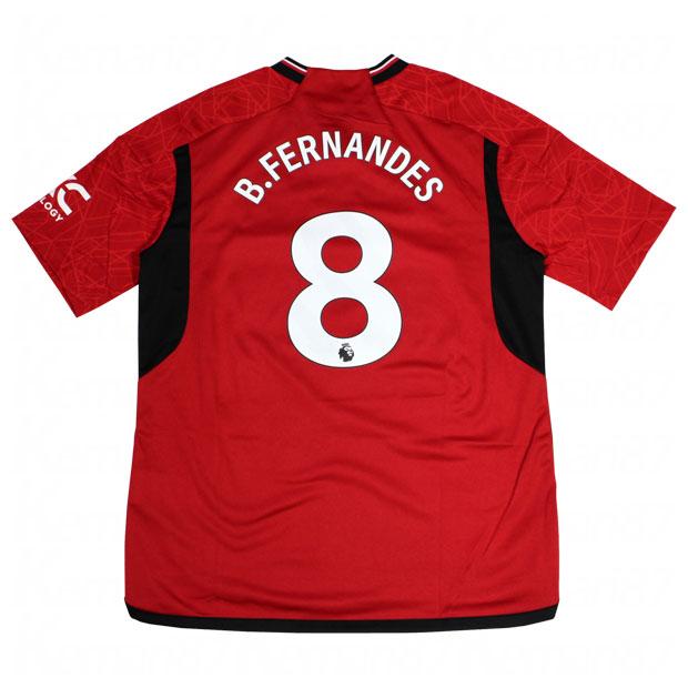 【新品】ユナイテッド ブルーノフェルナンデス ユニフォーム Sサイズ【未使用】 adidas ジュニア マンチェスターユナイテッド 23-24 ホーム 半袖