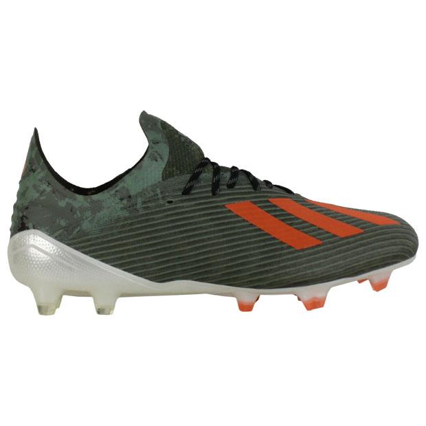 adidas（アディダス） エックス 19.1 FG レガシーグリーン×ソーラー
