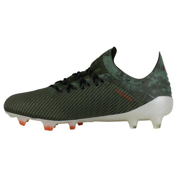 adidas（アディダス） エックス 19.1 FG レガシーグリーン×ソーラー