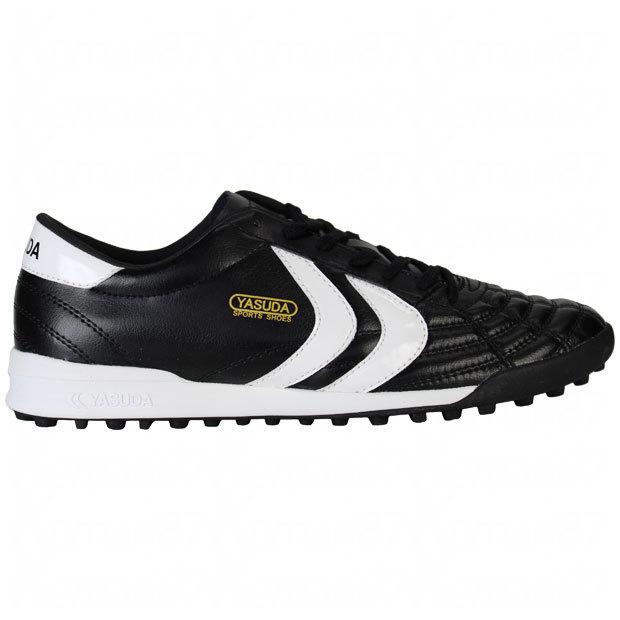 ヤスダ　サッカーシューズ ブラック/ホワイト 人工芝用　　tf 26.5 ヤスダ（YASUDA） リガレスタ TF ブラック×ホワイト 【YASUDA|ヤスダ