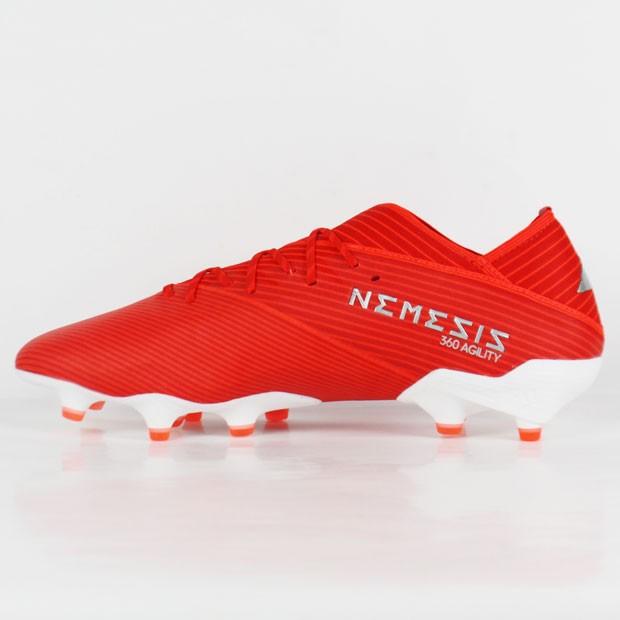 adidas（アディダス） ネメシス 19.1 FG アクティブレッドS19×シルバー