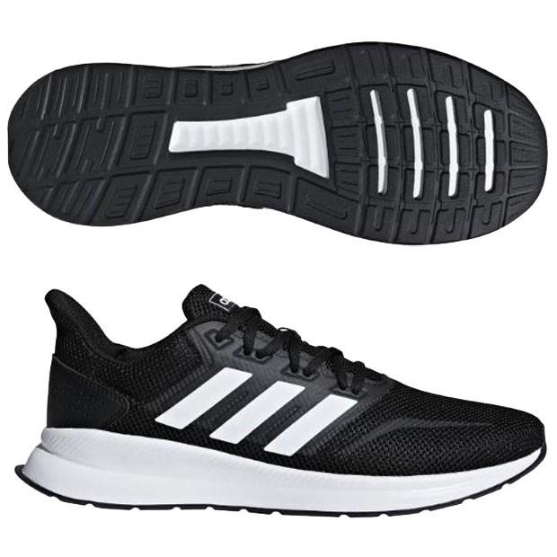 adidas（アディダス） FALCONRUN M コアブラック×ランニングホワイト 【adidas|アディダス】ランニングシューズ ...