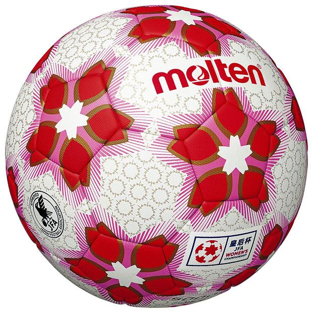 皇后杯 公式試合球 【molten|モルテン】サッカーボール5号球f5e5000-wの画像