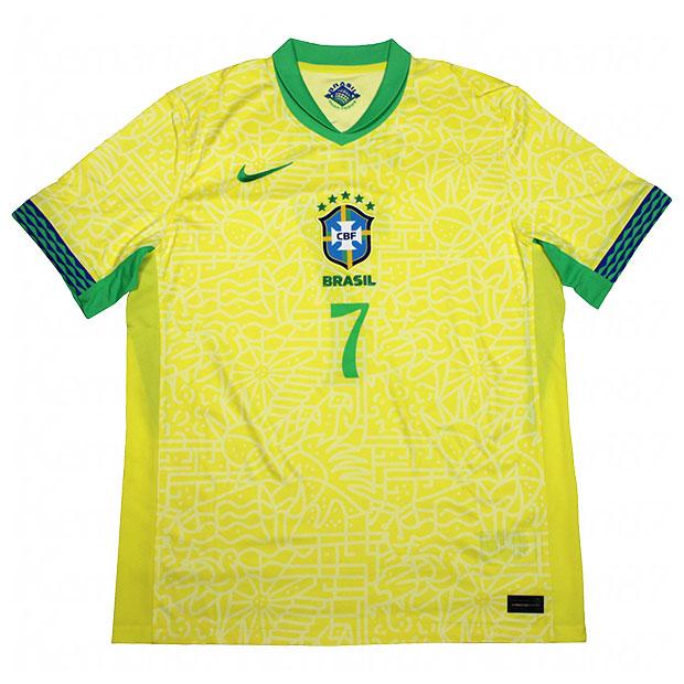 NIKE（ナイキ） ブラジル代表 2024 ホーム 半袖レプリカユニフォーム 7 
