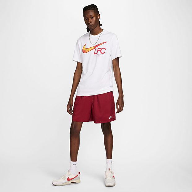 NIKE（ナイキ） リバプール スウッシュ 半袖Tシャツ ホワイト 【NIKE