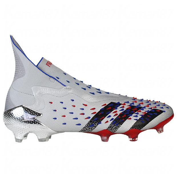 プレデター フリーク+ FG シルバーメタリック×コアブラック 【adidas 