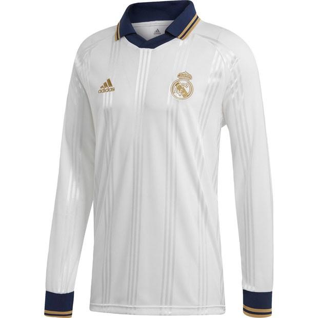 adidas（アディダス） レアルマドリッド ICON 長袖Tシャツ ホワイト
