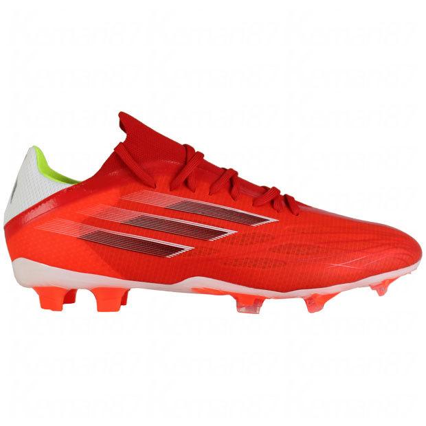 adidas（アディダス） エックス スピードフロー.2 FG レッド×コア