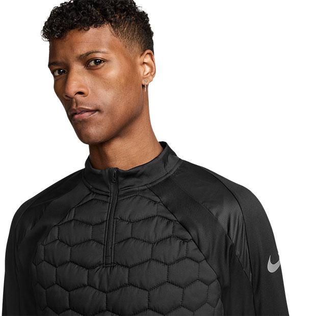 NIKE（ナイキ） TF STRK WW 長袖ドリルトップ ブラック 【NIKE|ナイキ