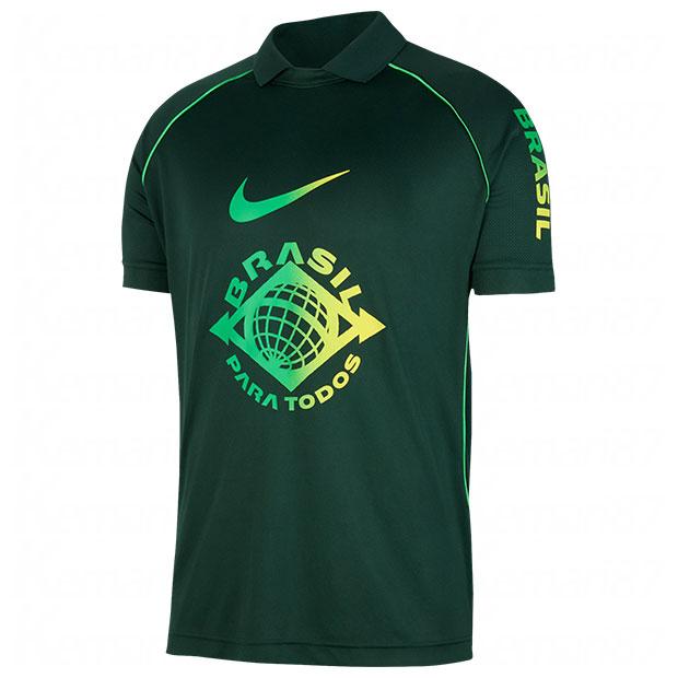 NIKE（ナイキ） ブラジル代表 DF FC WC 半袖ジャージー プログリーン