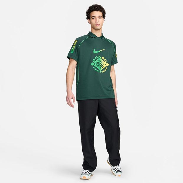 NIKE（ナイキ） ブラジル代表 DF FC WC 半袖ジャージー プログリーン
