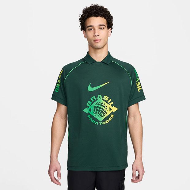 NIKE（ナイキ） ブラジル代表 DF FC WC 半袖ジャージー プログリーン