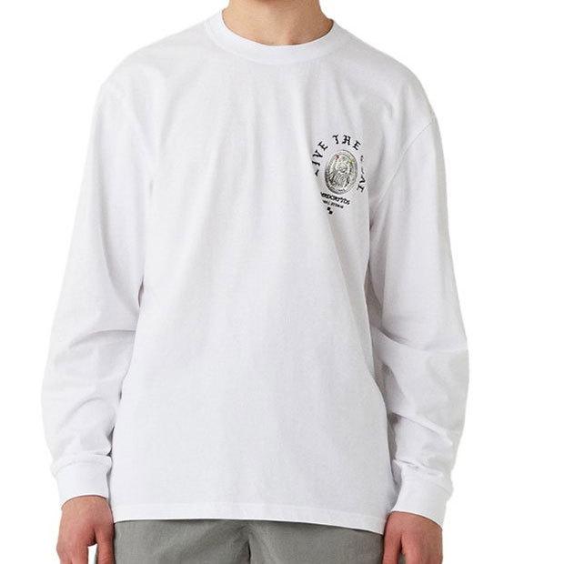 マッドキャットスFC コイングラフィック 長袖Tシャツ ホワイト 