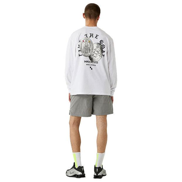 マッドキャットスFC コイングラフィック 長袖Tシャツ ホワイト 