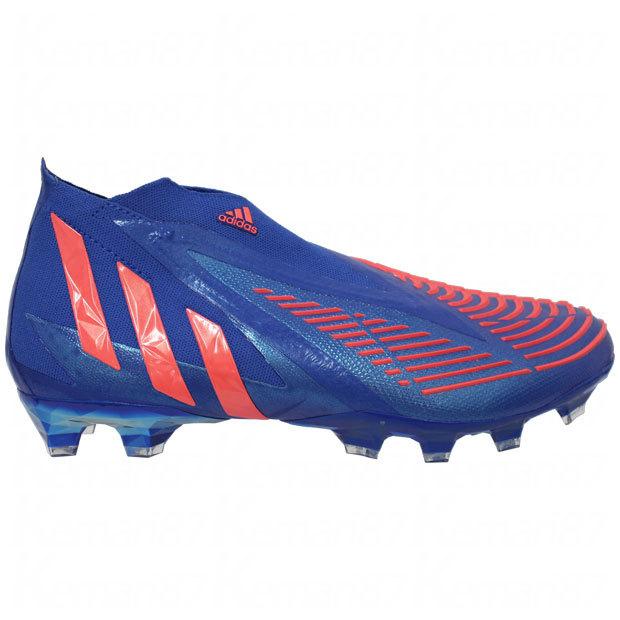 プレデター エッジ+ AGハイレゾブルー×ターボ【アディダス】サッカースパイク adidas（アディダス） プレデター エッジ+ AG ハイレゾブルー×ターボ
