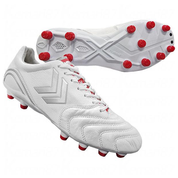 ヒュンメル　サッカー・スパイク ホワイト/レッド hummel（ヒュンメル） ヴォラート 2 ホワイト×レッド 【hummel