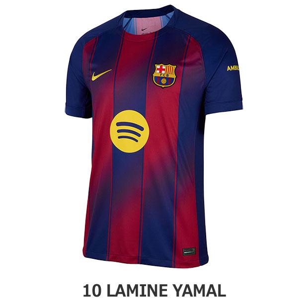 ヤマル バルセロナ サッカー ユニフォーム 正規品 NIKE NIKE（ナイキ） FCバルセロナ 25-26 ホーム 半袖レプリカユニフォーム