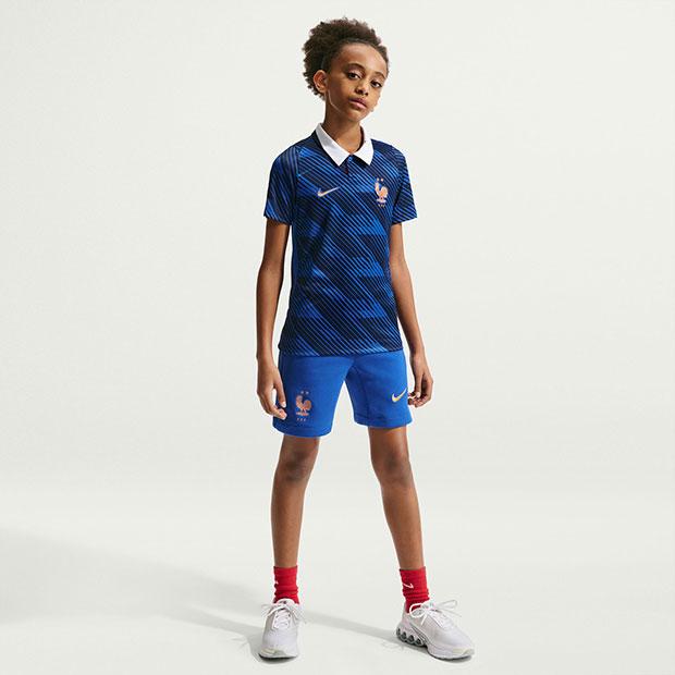 ジュニア フランス代表 2026 ホーム 半袖レプリカユニフォーム　【NIKE|ナイキ】ナショナルチームレプリカウェアーib5129-480_2