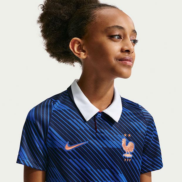 ジュニア フランス代表 2026 ホーム 半袖レプリカユニフォーム　【NIKE|ナイキ】ナショナルチームレプリカウェアーib5129-480_3