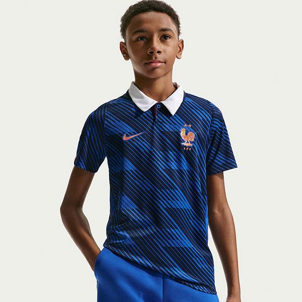 ジュニア フランス代表 2026 ホーム 半袖レプリカユニフォーム　【NIKE|ナイキ】ナショナルチームレプリカウェアーib5129-480_6