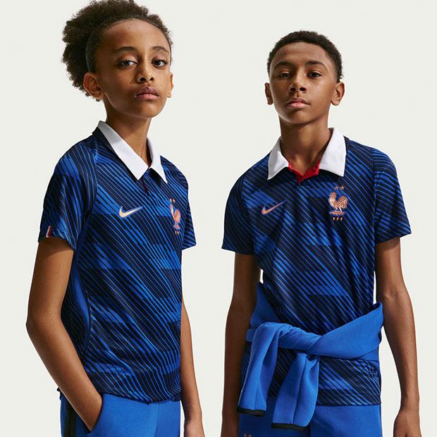 ジュニア フランス代表 2026 ホーム 半袖レプリカユニフォーム　【NIKE|ナイキ】ナショナルチームレプリカウェアーib5129-480_9