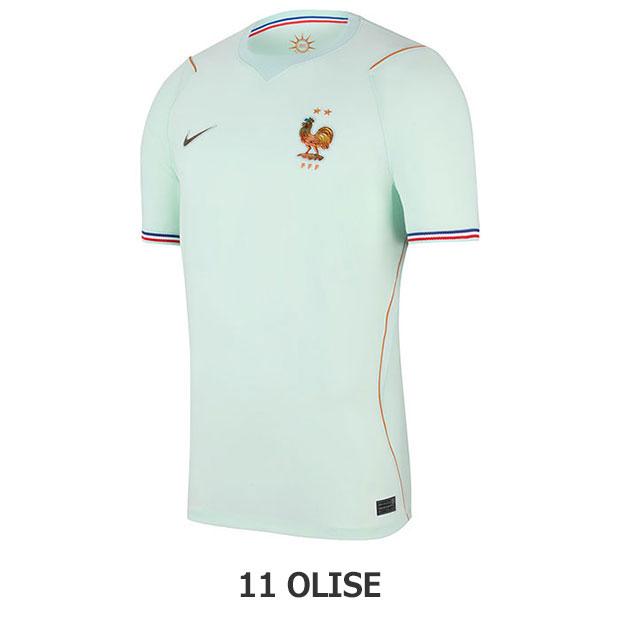 未使用　ナイキ　2026 フランス　ユニフォーム　アウェイ　オリーセ　11番　M NIKE（ナイキ） フランス代表 2026 アウェイ 半袖レプリカユニフォーム