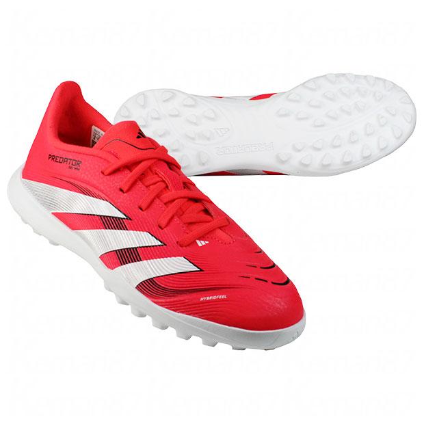  Predator サッカーシューズ レッド/ホワイト adidas（アディダス） ジュニア プレデター LEAGUE TF ルシッドレッド