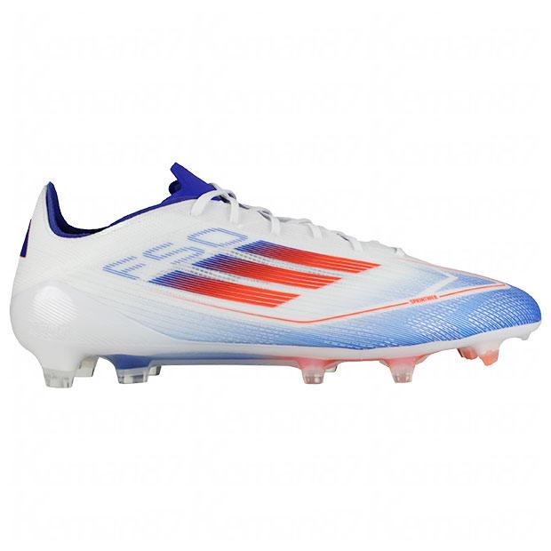 adidas F50 サッカーシューズ・スパイク ホワイト/レッド/イエロー adidas（アディダス） F50 ELITE FG フットウェアホワイト×ソーラー