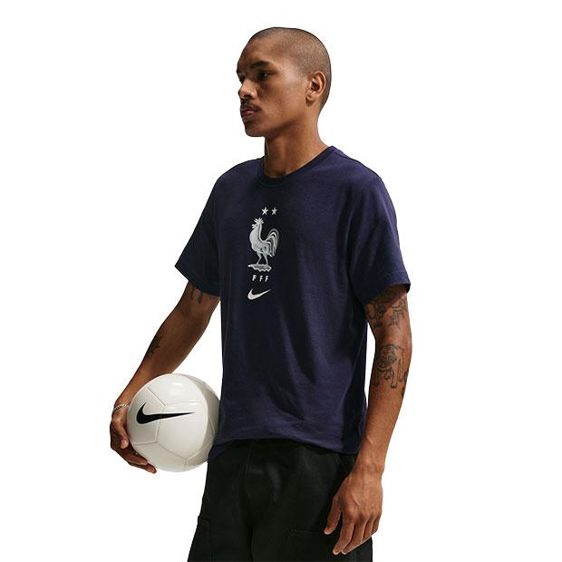 NIKE（ナイキ） フランス代表 クレスト半袖Tシャツ ブラッケンドブルー