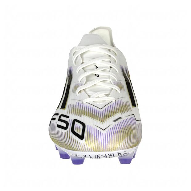 adidas F50 ホワイトサッカーシューズ adidas Soccer Cleats F50 PRO HG/AG JAPAN Footwear White/Gold