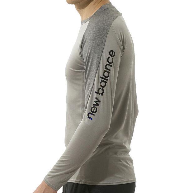 New Balance（ニューバランス） 長袖Tシャツ グレー 【NewBalance