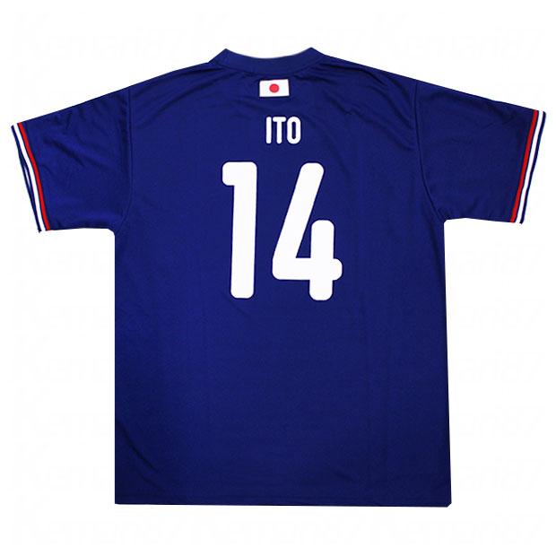 サッカー日本代表 2026 プレーヤーズ半袖Tシャツ 14.伊東純也 サッカー