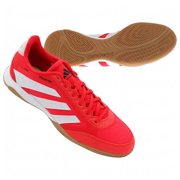  Predator サッカーシューズ レッド/ホワイト adidas（アディダス） プレデター LEAGUE IN ルシッドレッド×フット