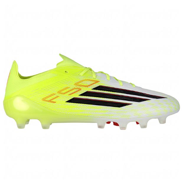 adidas F50 サッカーシューズ ホワイト/イエロー/ブラック adidas（アディダス） F50 ELITE AG チームソーラーイエロー×コア