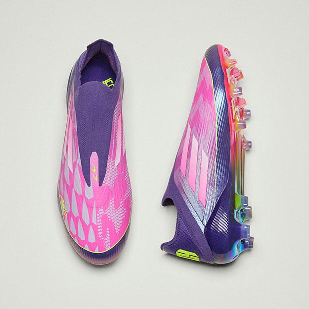 adidas F50 サッカーシューズ ホワイト/パープル adidas（アディダス） F50 ELITE FG LAMINE ユニティパープル×フット