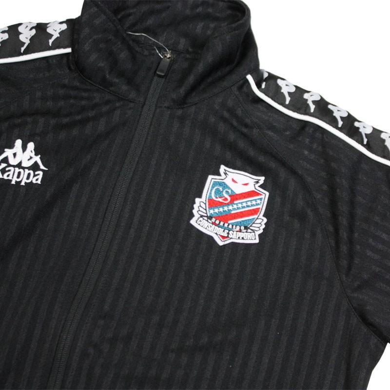 Kappa コンサドーレ札幌 セレモニージャケット ブラック 【kappa Kappa コンサドーレ札幌 セレモニージャケット ブラック 【kappa