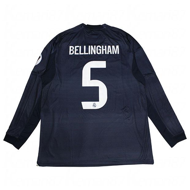 中古 レアル・マドリード アウェイ 長袖 5番 ベリンガム 25/26 アディダス レアル・マドリード 25/26 長袖 アウェイ