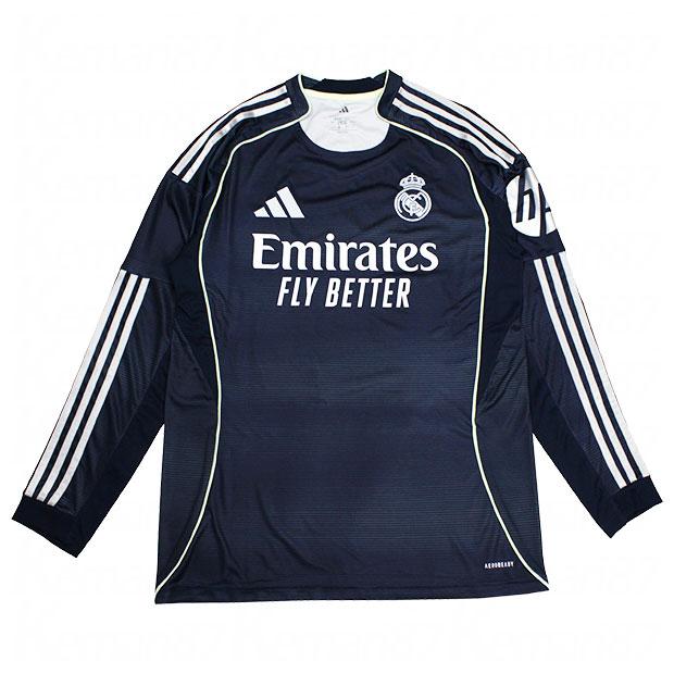 adidas レアルマドリッド 25-26 アウェイ 長袖レプリカユニフォーム 9