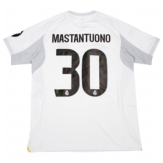 レアルマドリッド 25-26 ホーム 半袖レプリカユニフォーム　30.フランコ・マスタントゥオーノ　【adidas|アディダス】クラブチームレプリカウェアーkrn60-jj1931-30-m adidas（アディダス） レアルマドリッド 25-26 ホーム 半袖レプリカ