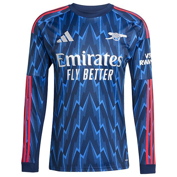 25-26 アーセナル長袖　アディダス　サッカーユニフォーム正規品　美品 adidas（アディダス） アーセナル 25-26 アウェイ 長袖レプリカ