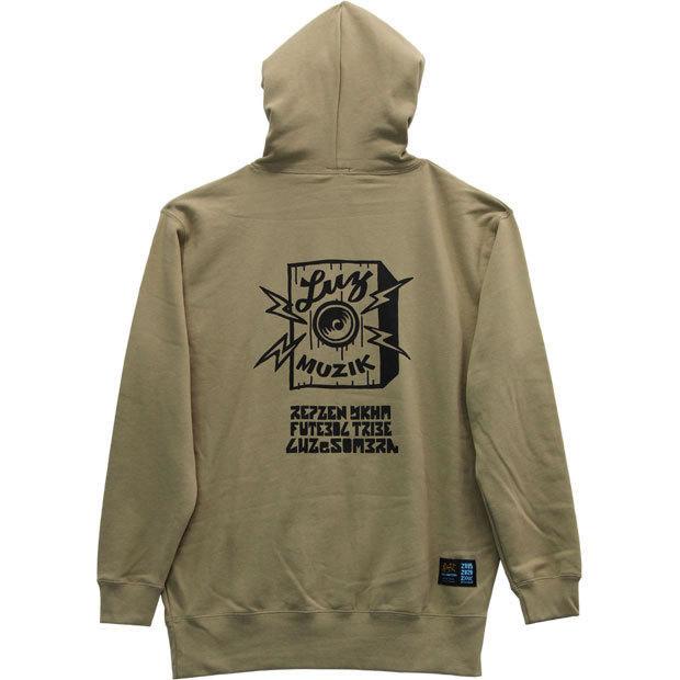 ルースイソンブラ（LUZ e SOMBRA） 15th Muzik パーカー Sカーキ 【LUZ